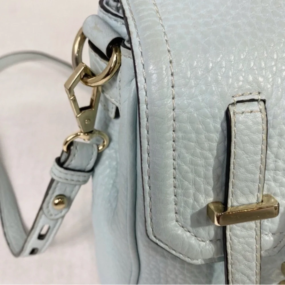 REBECCA MINKOFF Jules Satchel Light Blue